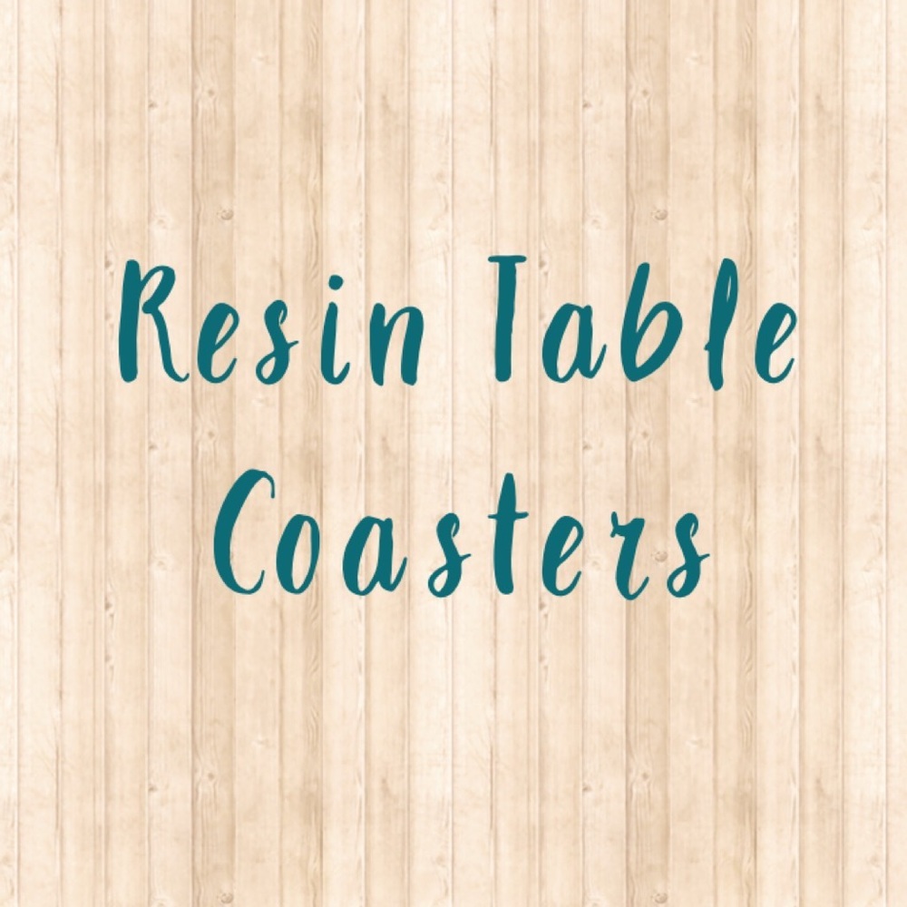 🌸 Resin Table Coasters 🌸